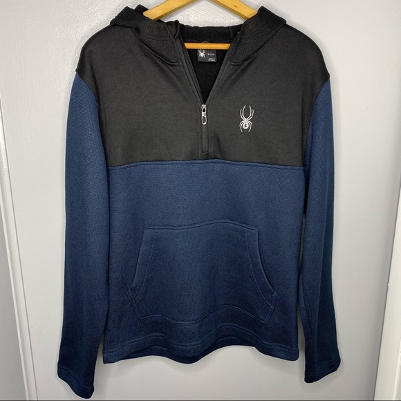 SPYDER Half Zip Fleece Knit Sweatshirt - Picture 1 of 4